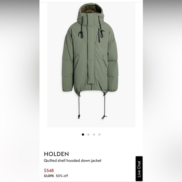 HOLDEN quilted shell hooded down jacket - Picture 4 of 4